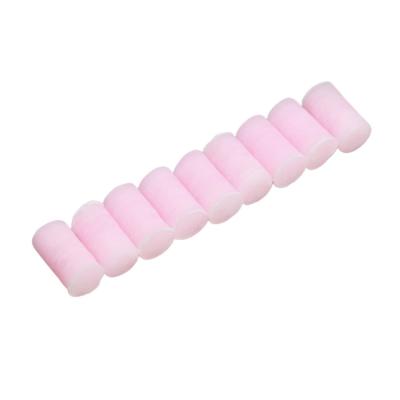 China CE  Wax Cotton Ear Plug Waterproof Swimming Sleep Pink Cylinder Noise Reduction for sale