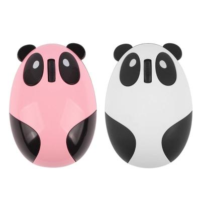 China Newest Mini Lovely Animal Panda Shape Wireless Mouse Gaming Computer Optical Cute Funny Mouse Silent Mice for sale