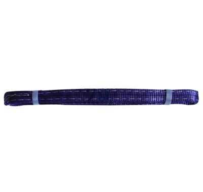 China Webbbing Sling 1 Ton Flat Polyester Webbing Sling Lifting Sling One Way Sling for sale