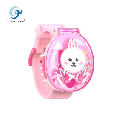 China 6 Clock Cute Faces Style Baby Electronic Watch Mini Pet Feeding Learning Watch 2021 New With Button Battery for sale