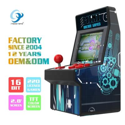 China Retro Young Best Adult Handheld Pocket Wholesale Bartop Maquinas Mini Arcade Video Games Bulk Figures Console Player Machine TFT 2.8