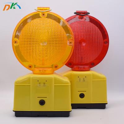 China Traffic Safety Led Construction Battery Operated Warning Barricade DK Traffic Warning Lights LED Flashing Light for sale