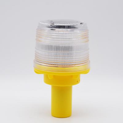 China PC For Lens DK LED Solar Traffic Cone Road Construction Safety Warning Light Factory for sale