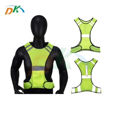 China INSTANT Light Outdoor Flashing Cloth LED Safety Running Sports Reflective Vest for sale