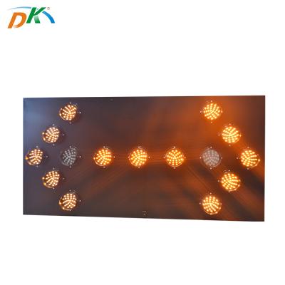 China Road Vehicle Mounted Outdoor Arrow Traffic DK LED High Brightness LED Turn Signal Sign for sale