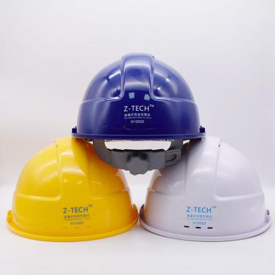 China Construction White CE EN397 Standard American Cap Safety Helmet With Goggles for sale