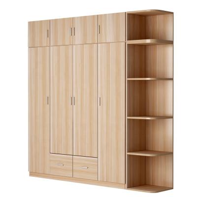 China Wholesale Modern Simple Style Solid Wood Bedroom Furniture White Two/Three Doors Bedroom Wardrobe for sale