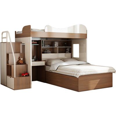 China Modern BOARD Melamine MDF / Particle Board Bunk Bed For Adult And Kids for sale