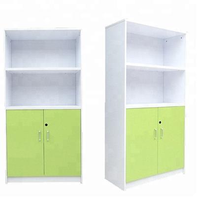 China PANEL Living Room High Quality Bookcase Wooden Mobile Children Book Shelves for sale