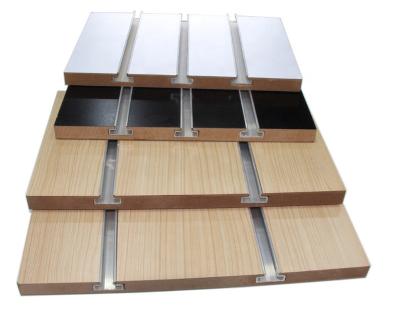 China Modern 18mm Slot Wall MDF For Display Supermarket for sale