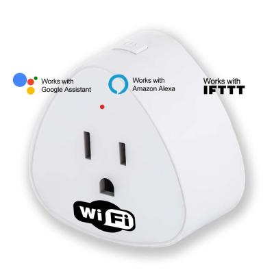 China Amazon Alexa Google Assistant Multi Socket 220v 110v Support 10A Mini WiFi Smart Plug Residential/Multi-Purpose Outlet ESP8266 USA Canada Mexico Japan for sale