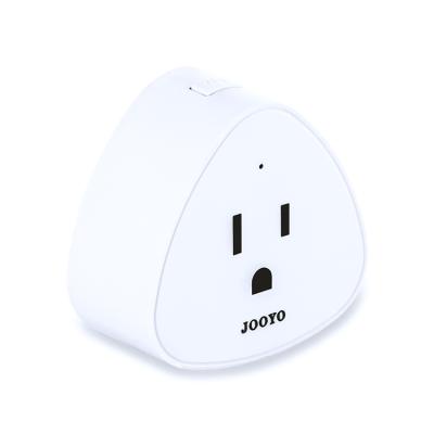 China Mini Size Wireless Sockets 10A Wifi Smart Voice Control Electrical Outlet With Plug for sale