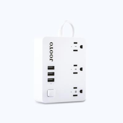 China Convenient Smart Power Strip Surge Protector With 3 AC Outlets 3 USB Ports APP Voice Remote Control With Alexa Google Home Assistant for sale