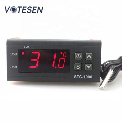 China Plastic STC1000 Temperature Controller for NTC 10k, 100k for sale