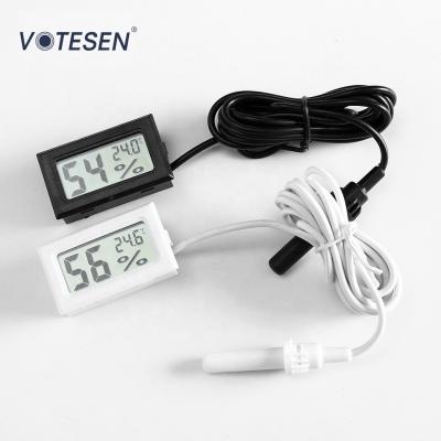 China Indoor Refrigerator Mini Digital Car Temperature and Humidity Display with 1.5M Cable VEDTH-312 for sale