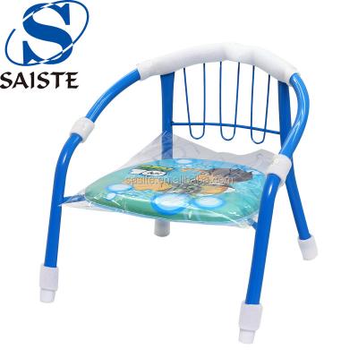 China Home Sitting Furniture And Stool Baby Chair Iron And Sponge Cartoon Stool for sale