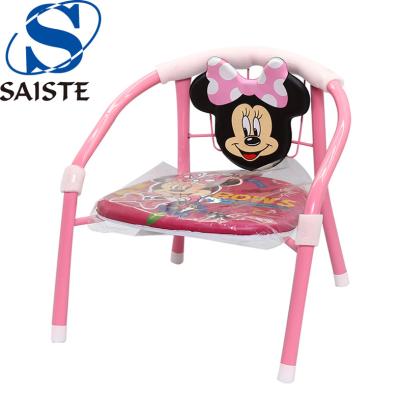 China Mickey Mouse Baby Chair Sitting Iron And Sponge With Voice And Picture Support Back Mat for sale