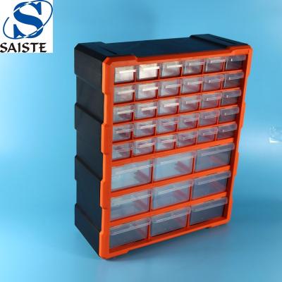 China Wholesale Price 39 Viable Drawers Factory Parts Storage Multifunctional High Quality Plastic Tool Box for sale