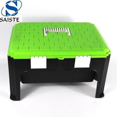 China 11 Inch Portable Plant Direct Outdoor / Indoor Height Plastic Portable Garden Storage Tool Stool for sale