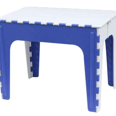 China Factory Price Durable High Quality Stactable Rectangular Plastic Dining Table for sale