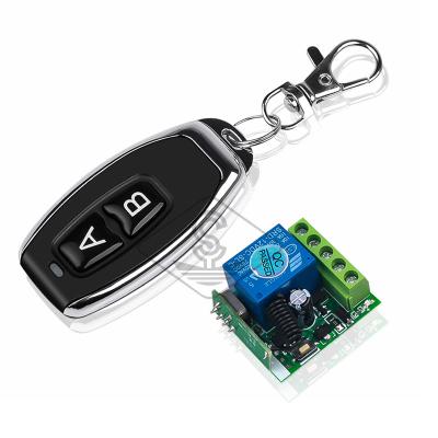 China Waterproof RF Transmitter 433 MHz Switch DC 12V 1CH Relay Wireless Remote Control Receiver Module for sale