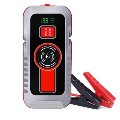 China Multifunctional Car Battery Jump Starter 12000mah 12v Car Jump Starter Car Power Bank Jump Starter With Flashlight for sale