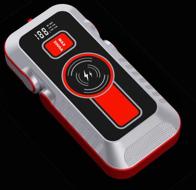 China Multifunctional Car Battery Start 8000mah 12v Battery Jump Starter Battery Booster Starting Device for sale