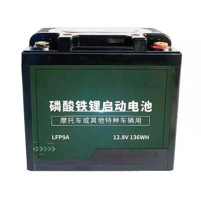 China Electric Bicycles/Scooters 12V 9AH LiFePO4 Battery Motorcycle Motorbike Deep Cycle Motorcycle Starting Electric Customized High Performance for sale