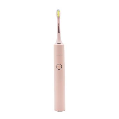 China Four Minutes A Day 2022 Fashion Trend Youth Teeth Cleaner Portable OEM Pink High Quality Private Label Electric Toothbrush IPX7 With Travel Purpose for sale