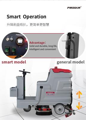 Cina 85L Ride On Floor Sweeper per pavimenti bagnati in magazzino in vendita