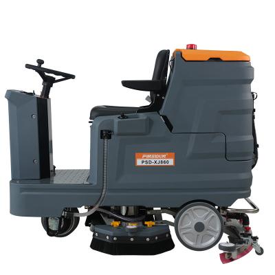 China Máquina de lavagem de automóveis comercial de 140L Ride On Floor Polisher para limpeza de piso molhado à venda