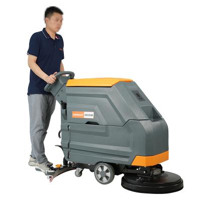 Cina ODM Gym Tile Walk Behind Floor Scrubber Cleaning Machine 60L Per edifici per uffici in vendita