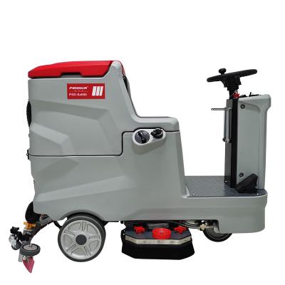 China Oem Automatic Ride On Floor Scrubber Cleaner Machine voor de supermarkt Te koop