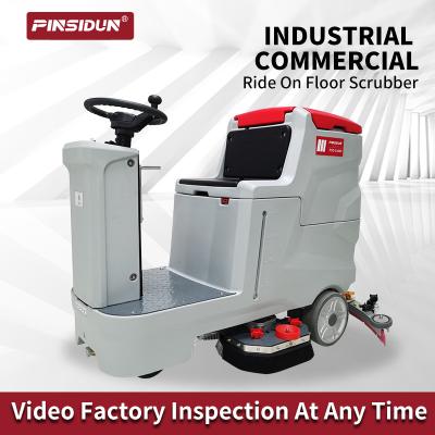 China Heavy Duty Ride On Floor Scrubber Cleaner Machine Pinsidun ODM Te koop