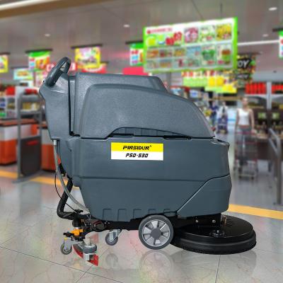 中国 Industrial Wireless Semi Automatic Walk Behind Electric Floor Cleaner PSD XS530 販売のため