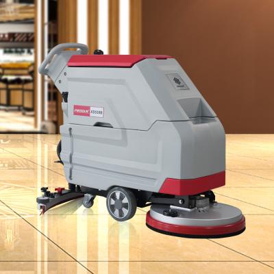 China PSD-XS530B Wireless Semi Automatic Walk Behind Floor Scrubber Dryer For Commercial Te koop