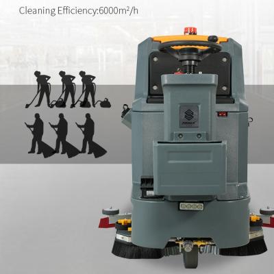 China ODM 500W Elektrische Autoscrubber vloermachine voor winkelcentrum Te koop