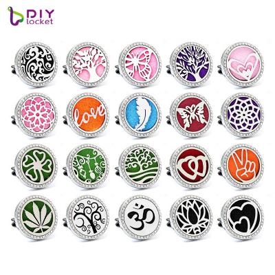 China You Can Enjoy Your Essential Oil Where Wholesale Alloy+Stainless Steel Mix Style 30mm Car Aromatherapy Wholesale,Custom Personalized Pendant AQ106-280 for sale