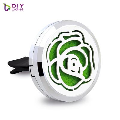 China FASHIONABLE Wholesale Alloy+Stainless Steel Mix Style 30mm Car Aromatherapy Essential Oil Pendant for sale