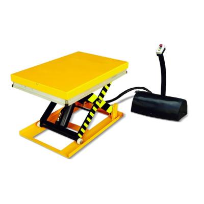 China Building Material Stores Mini Size Electric Hydraulic Scissor Lift Table for sale