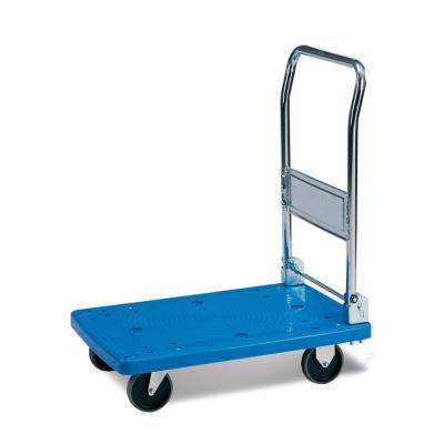 China Tools Capacity 200~300KG Light Duty Plastic Platform Hand Truck for sale