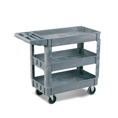 China Plastic Tools Platform Utility Cart / Plastic Platform Hand Truck for sale