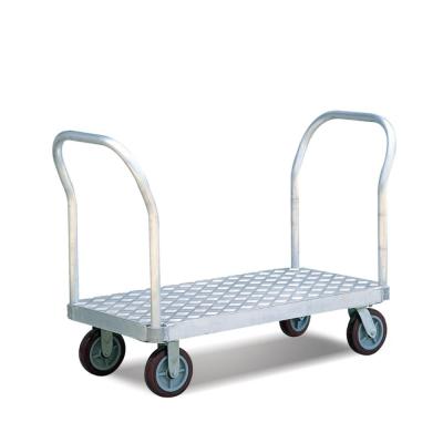 China Tools Capacity 550~1350KG Heavy Duty Aluminum Platform Hand Truck for sale