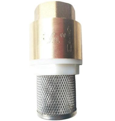 China General brass vertical check valve with net brass connector for water pipe for sale