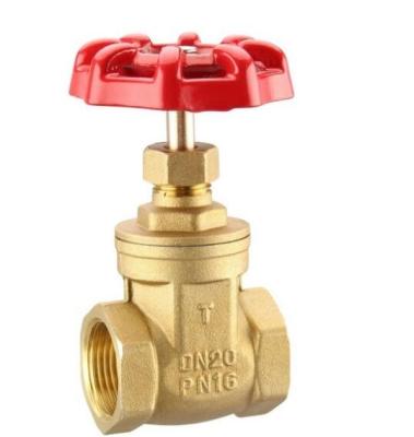 China Female Thread General Copper Brass Gate Valve / Forged Copper Brass Gate Valve for sale