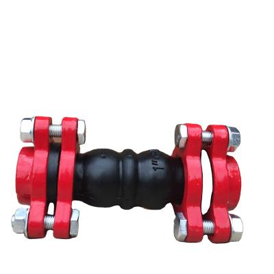 China Construction DN25 screwed end rubber expansion joint, double sphere, PN16 for sale