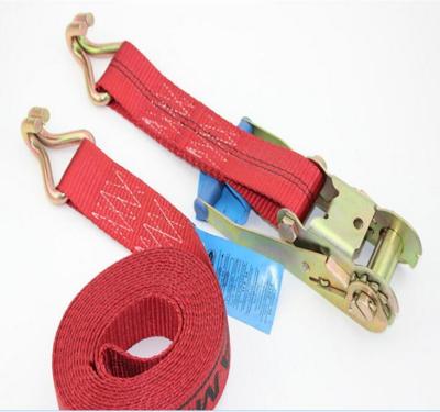 China Cargo Check Container Lashing Ratchet Tie Down Straps , Truck Ratchet Down Tie 5cm*3Ton for sale