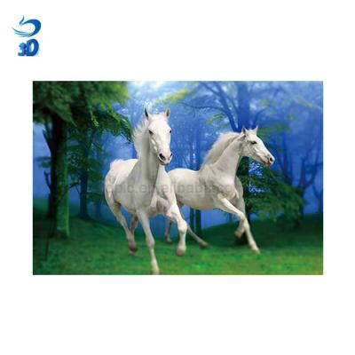 China Global hot sales 3d image of animal 3d lenticular image of horse for sale