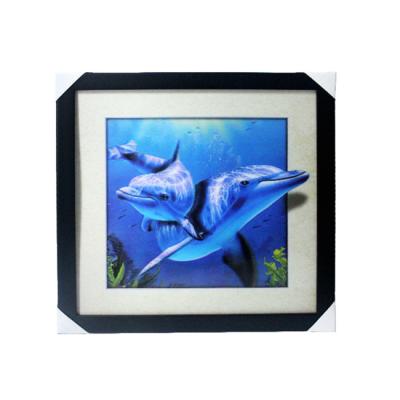 China dolphins 5d effect cheap prices 5d lenticular pictures stocked printing 5d lenticular pictures for sale