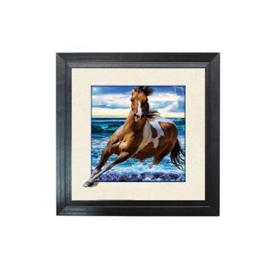 China 5D Effect 40*40cm Wholesale 5d ThreeD Pictures With Animal Horse Design for sale